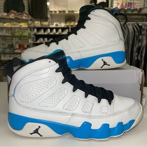 Air Jordan 9 Retro 'Powder Blue' 2024 - LIGHTLY WORN NO BOX